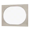 Celly Mirror | Round Beveled Edges | White Oak Solid Rubberwood 36x46 BM333806
