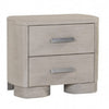 Celly Nightstand with USB Ports and 2 Drawers | Modern White Oak Wood