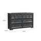 Kizie Wide Dresser | 6 Drawers | Weathered Black Solid Wood | 62’’ BM333809