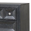 Kizie Oversized Nightstand | USB A-C | 3 Drawer | 38’’ Weathered Black BM333812