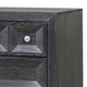 Kizie Oversized Nightstand | USB A-C | 3 Drawer | 38’’ Weathered Black BM333812