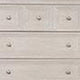 Kizie Tall Dresser Chest | 5 Drawers | Bronze | Beige Solid Wood | 38’’ BM333813