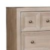 Kizie Wide Dresser | 6 Drawers | Bronze | Beige Solid Wood | 62’’ BM333814