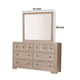 Kizie Dresser Mirror | Modern Classic Oak Beige Solid Wood | 42’’ BM333815