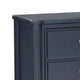 Alta Nightstand | 2 Drawers | USB A-C | Malta Blue Solid Wood | 26’’
