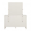 Alta Wide Dresser | 6 Drawers | Gold Handles | White Solid Wood | 62’’