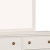 Alta Dresser Mirror | Classic French Design | White Solid Wood | 40’’