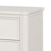 Alta Nightstand | 2 Drawers | USB A-C | Gold | White Solid Wood | 26’’