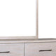 Reham Dresser Mirror | White Wash Brown Solid Wood | Oak Veneer 38x42 BM333828