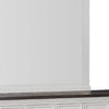 Hamps Dresser Mirror | White Solid Wood | Subtle Frame Details | 38x42 BM333832