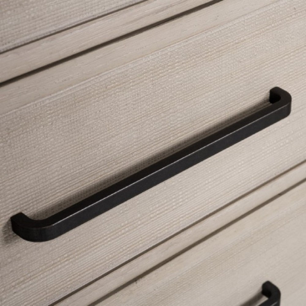 Giva Tall Dresser Chest | 5 Drawers | Natural Oak Beige Solid Wood BM333834