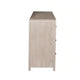 Giva Wide Dresser | 6 Drawers | Natural Oak Beige | Solid Rubberwood BM333835