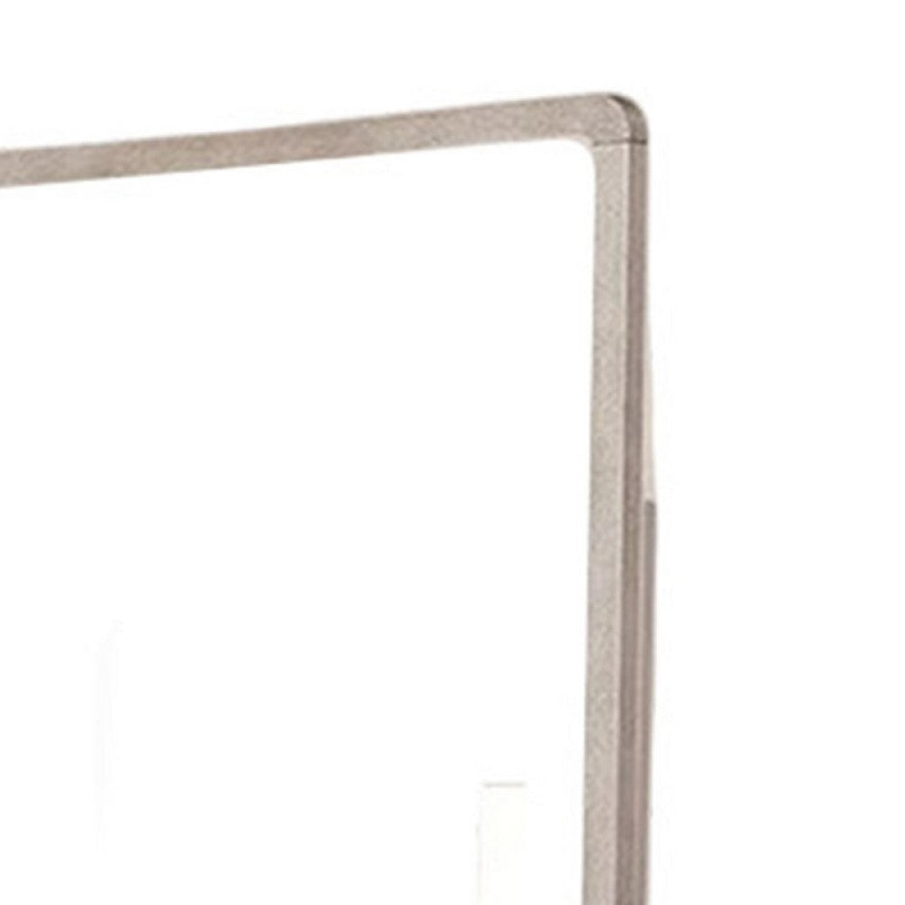 Giva Dresser Mirror | Rounded Edges | Natural Oak Beige Wood 37x40 BM333836