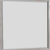 Rizvi Wall Mount Dresser Mirror | Beveled Accent Gray Solid Wood 36x40 BM333840