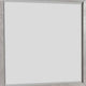 Rizvi Wall Mount Dresser Mirror | Beveled Accent Gray Solid Wood 36x40 BM333840