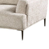 Batty Accent Chair | Light Brown Chenille | Attached Adjustable Back BM333848