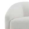 Oliver Accent Sofa Chair | Round Back Sloped Arms | Soft White Boucle