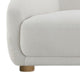 Oliver Accent Sofa Chair | Round Back Sloped Arms | Soft White Boucle