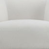 Oliver Accent Sofa Chair | Round Back Sloped Arms | Soft White Boucle