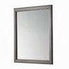 Zyna Accent Dresser Mirror | Modern Gray Wood 36x38 Rectangular Frame BM333854