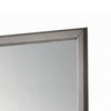 Zyna Accent Dresser Mirror | Modern Gray Wood 36x38 Rectangular Frame BM333854