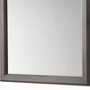 Zyna Accent Dresser Mirror | Modern Gray Wood 36x38 Rectangular Frame BM333854
