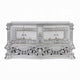 Vera Sideboard Buffet Console | 79’’ 4 Doors | Platinum Floral Scroll BM333858