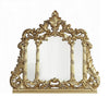 Otis Wall Mount Dresser Mirror | Classical Floral Carved 54x60 Gold BM333862