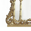 Otis Wall Mount Dresser Mirror | Classical Floral Carved 54x60 Gold BM333862