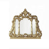 Otis Wall Mount Dresser Mirror | Classical Floral Carved 54x60 Gold