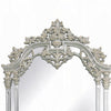 Dove Dresser Mirror | 54x59 | Classic Silver Rococo Carved Wood Resin BM333866