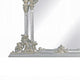 Dove Dresser Mirror | 54x59 | Classic Silver Rococo Carved Wood Resin BM333866