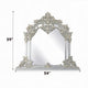 Dove Dresser Mirror | 54x59 | Classic Silver Rococo Carved Wood Resin BM333866