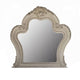 Ally Vanity Mirror | 46x46 | Scrolled Carved Classic Detail White Wood BM333868