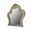 Ally Vanity Mirror | 46x46 | Scrolled Carved Classic Detail White Wood BM333868