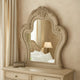 Ally Vanity Mirror | 46x46 | Scrolled Carved Classic Detail White Wood
