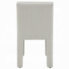 Side Dining Chair Set of 2 | Plush White Boucle Seat | Tufted Backrest BM333872