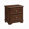 Fori 4 Piece Queen Bedroom Set | Brown | Nightstand Dresser Mirror
