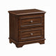 Fori 4 Piece Queen Bedroom Set | Brown | Nightstand Dresser Mirror
