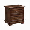 Fori 4 Piece Full Size Bedroom Set | Brown | Nightstand Dresser Mirror