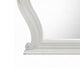 Maver Dresser Mirror | 46x48 | Beveled Edges White Ornate Carved Wood BM333877