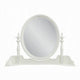 Dorie Vanity Dresser Mirror | 35x48 White Wood Floral Trim | Beveled BM333878