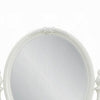 Dorie Vanity Dresser Mirror | 35x48 White Wood Floral Trim | Beveled BM333878