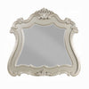 Bowe Dresser Mirror | 47x51 | Wood Scalloped Edges and Beveled Glass