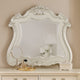 Bowe Dresser Mirror | 47x51 | Wood Scalloped Edges and Beveled Glass
