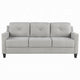 Royi Sofa | Track Armrest | 78’’ | Gray Fabric Seat w Tufted Backrest BM333885