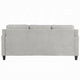 Royi Sofa | Track Armrest | 78’’ | Gray Fabric Seat w Tufted Backrest BM333885