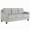 Royi Sofa | Track Armrest | 78’’ | Gray Fabric Seat w Tufted Backrest BM333885