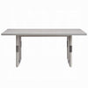 Mori Dining Table | 72’’ Rectangular Top w Panel Legs | Natural Gray BM333909
