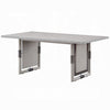 Mori Dining Table | 72’’ Rectangular Top w Panel Legs | Natural Gray BM333909